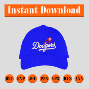 Diseño de los Dodgers para gorra