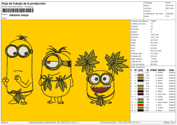 Diseño de los Minions contornos - Image 3