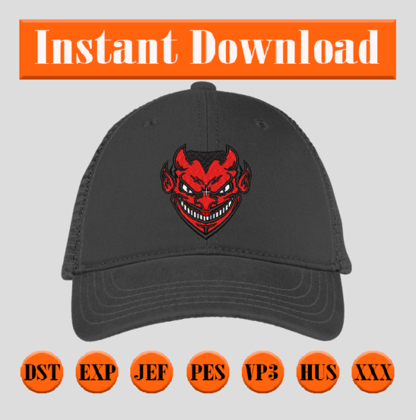 Diseño para Gorra de Diablo