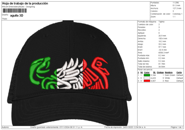 Diseño de Aguila Mexico 3D - Image 2