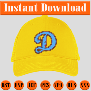 Diseño de los Dodgers para gorra Puff 3D