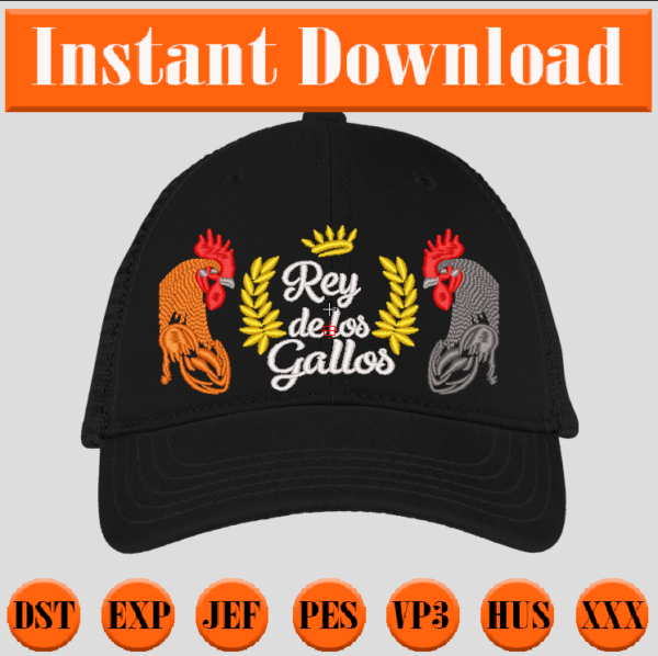 Diseño para Gorra de Gallos de Pelea