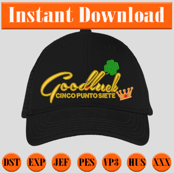 Diseño para Gorra de Goodluck 5.7