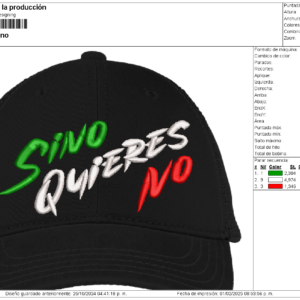 Diseño para Gorra