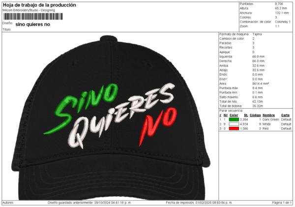 Diseño para Gorra - Image 2