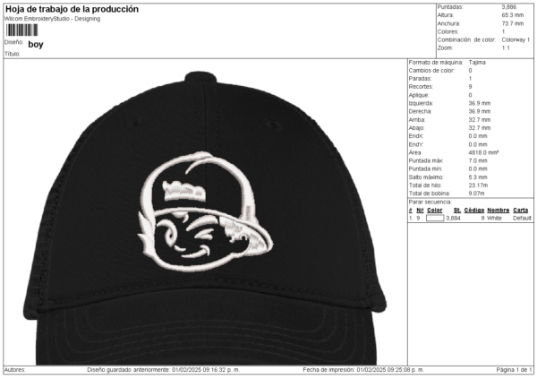 Diseño para Gorra - Image 2