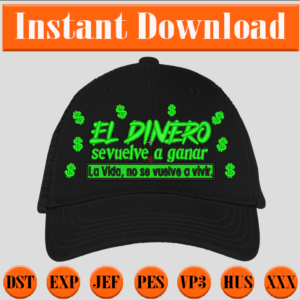 Diseño para Gorra de el Dinero se vuelve a Ganar